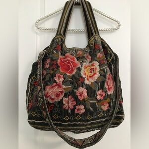 Johnny Was Velvet Tote